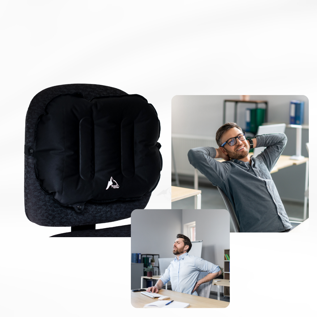 Inflatable Lumbar Cushion Back Support Pillow Nyack Exchange